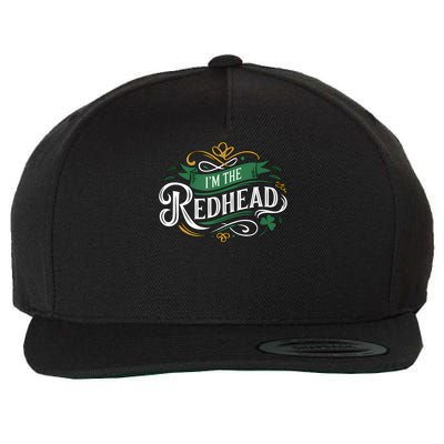  St. Patrick's Day Dibs on the Redhead I'm the Redhead Wool Snapback Cap
