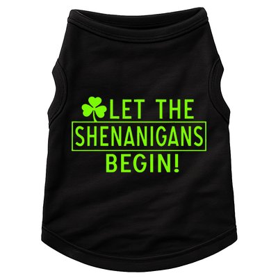 Saint Patrick Day Shenanigans For Irish Doggie Tank