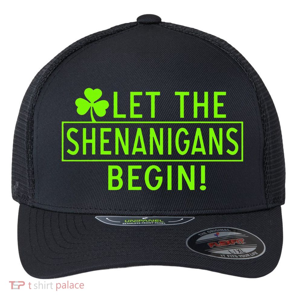 Saint Patrick Day Shenanigans For Irish Flexfit Unipanel Trucker Cap