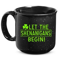 Saint Patrick Day Shenanigans For Irish 15oz Campfire Ceramic Mug