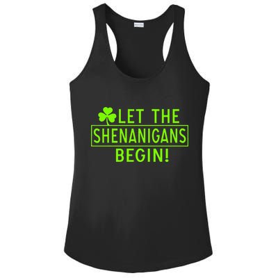 Saint Patrick Day Shenanigans For Irish Ladies PosiCharge Competitor Racerback Tank