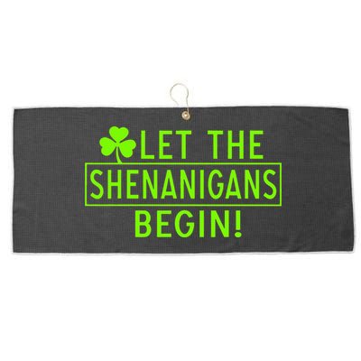 Saint Patrick Day Shenanigans For Irish Large Microfiber Waffle Golf Towel