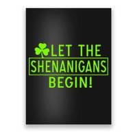 Saint Patrick Day Shenanigans For Irish Poster