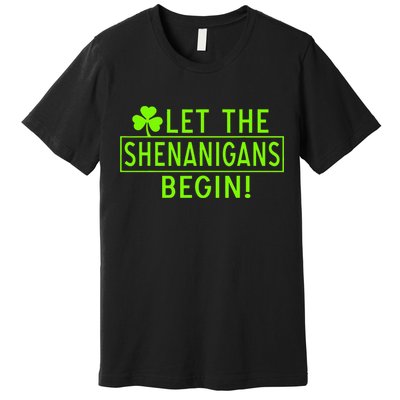Saint Patrick Day Shenanigans For Irish Premium T-Shirt