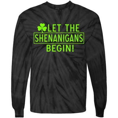 Saint Patrick Day Shenanigans For Irish Tie-Dye Long Sleeve Shirt