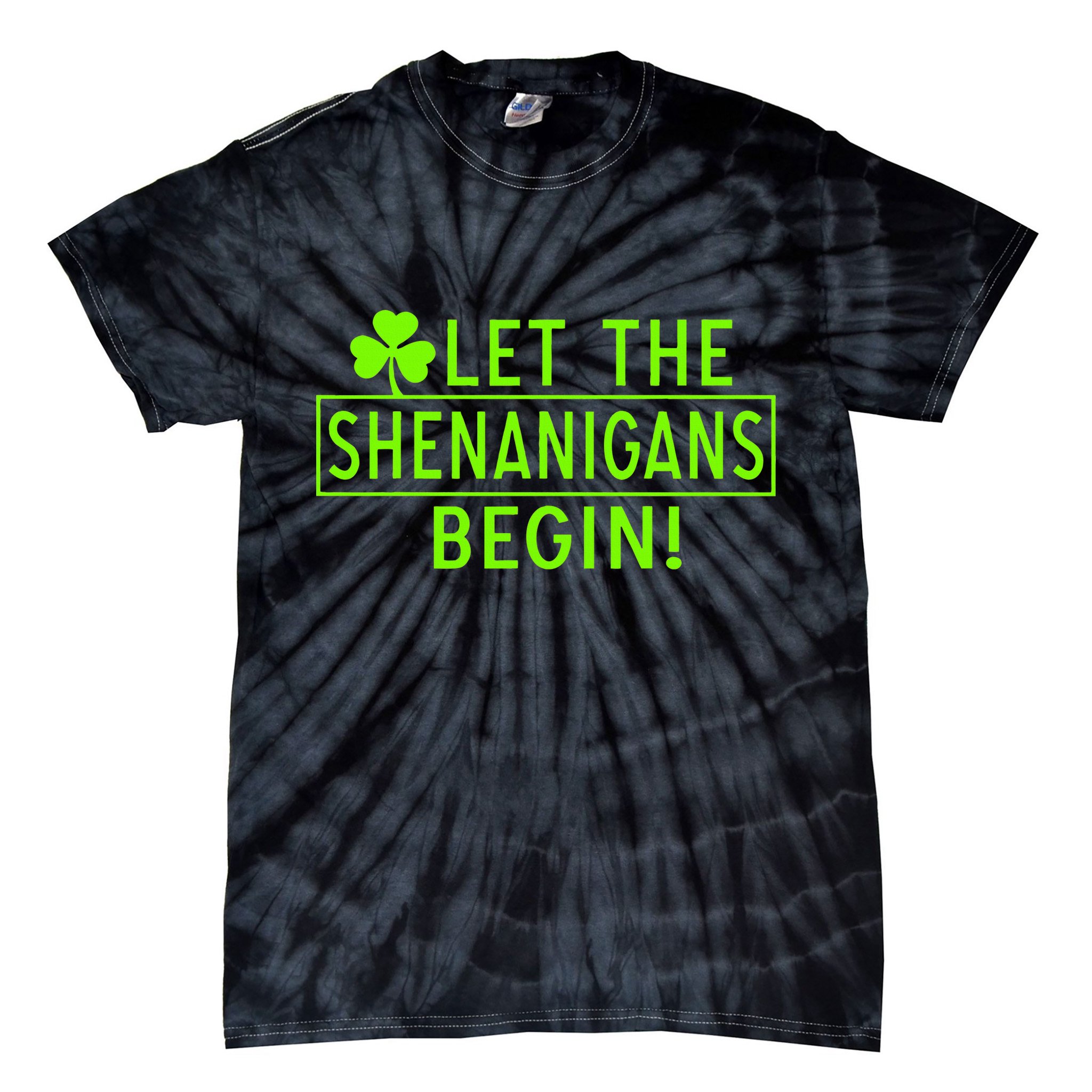 Saint Patrick Day Shenanigans For Irish Tie-Dye T-Shirt