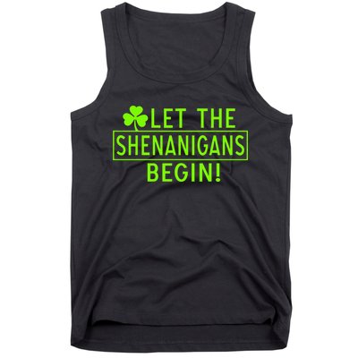Saint Patrick Day Shenanigans For Irish Tank Top