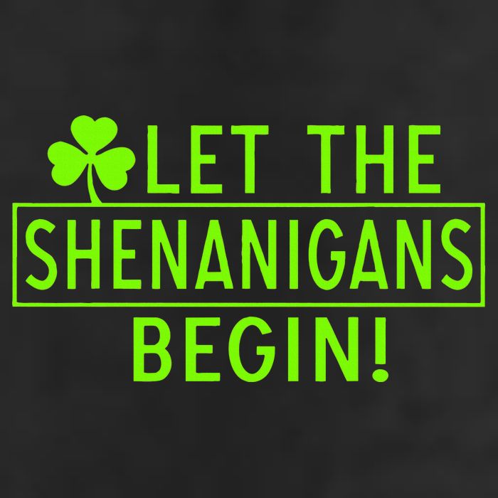 Saint Patrick Day Shenanigans For Irish Golf Towel