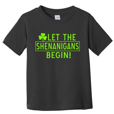 Saint Patrick Day Shenanigans For Irish Toddler T-Shirt