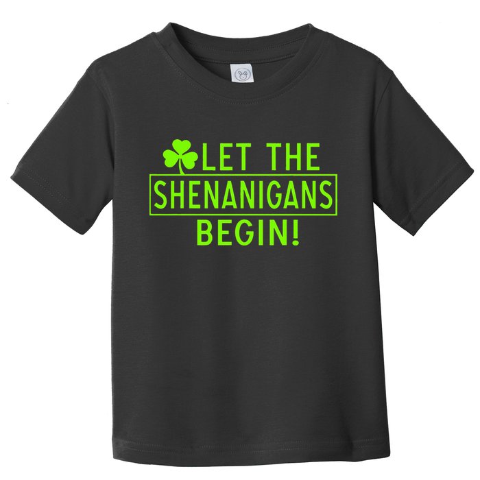 Saint Patrick Day Shenanigans For Irish Toddler T-Shirt