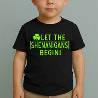 Saint Patrick Day Shenanigans For Irish Toddler T-Shirt