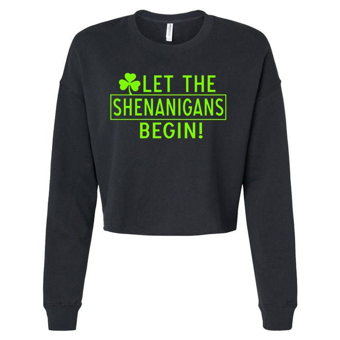 Saint Patrick Day Shenanigans For Irish Cropped Pullover Crew