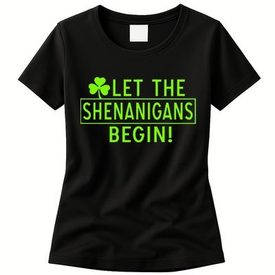 Saint Patrick Day Shenanigans For Irish Womens T-Shirt