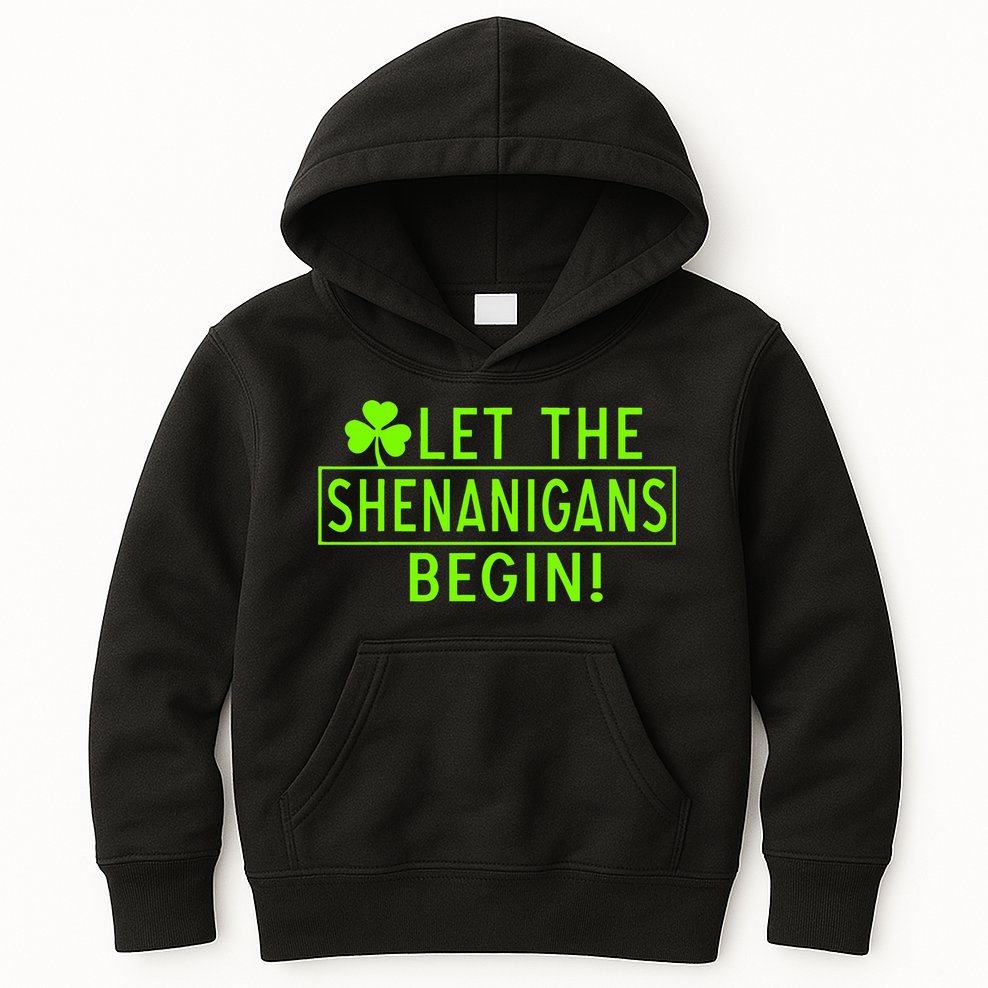 Saint Patrick Day Shenanigans For Irish Kids Hoodie