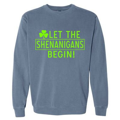 Saint Patrick Day Shenanigans For Irish Garment-Dyed Sweatshirt