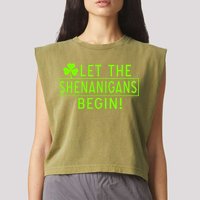 Saint Patrick Day Shenanigans For Irish Garment-Dyed Women's Muscle Tee