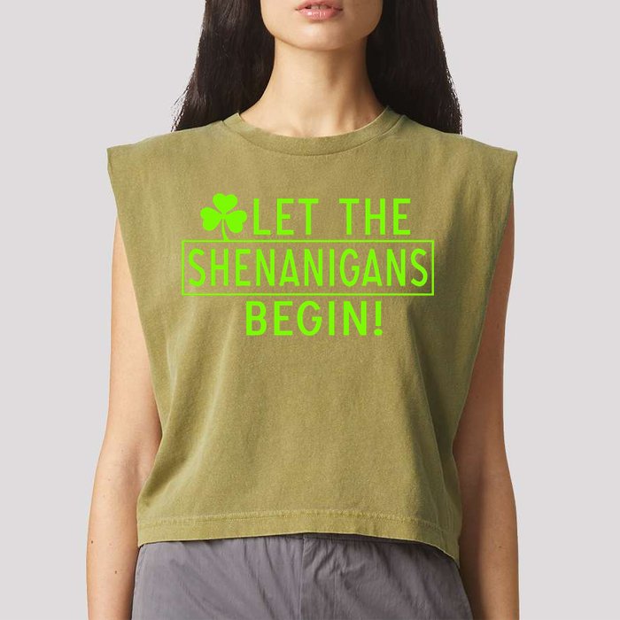 Saint Patrick Day Shenanigans For Irish Garment-Dyed Women's Muscle Tee