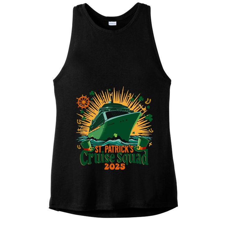 St PatrickS Day Cruise Squad 2025 Family Matching Cute Gift Ladies PosiCharge Tri-Blend Wicking Tank