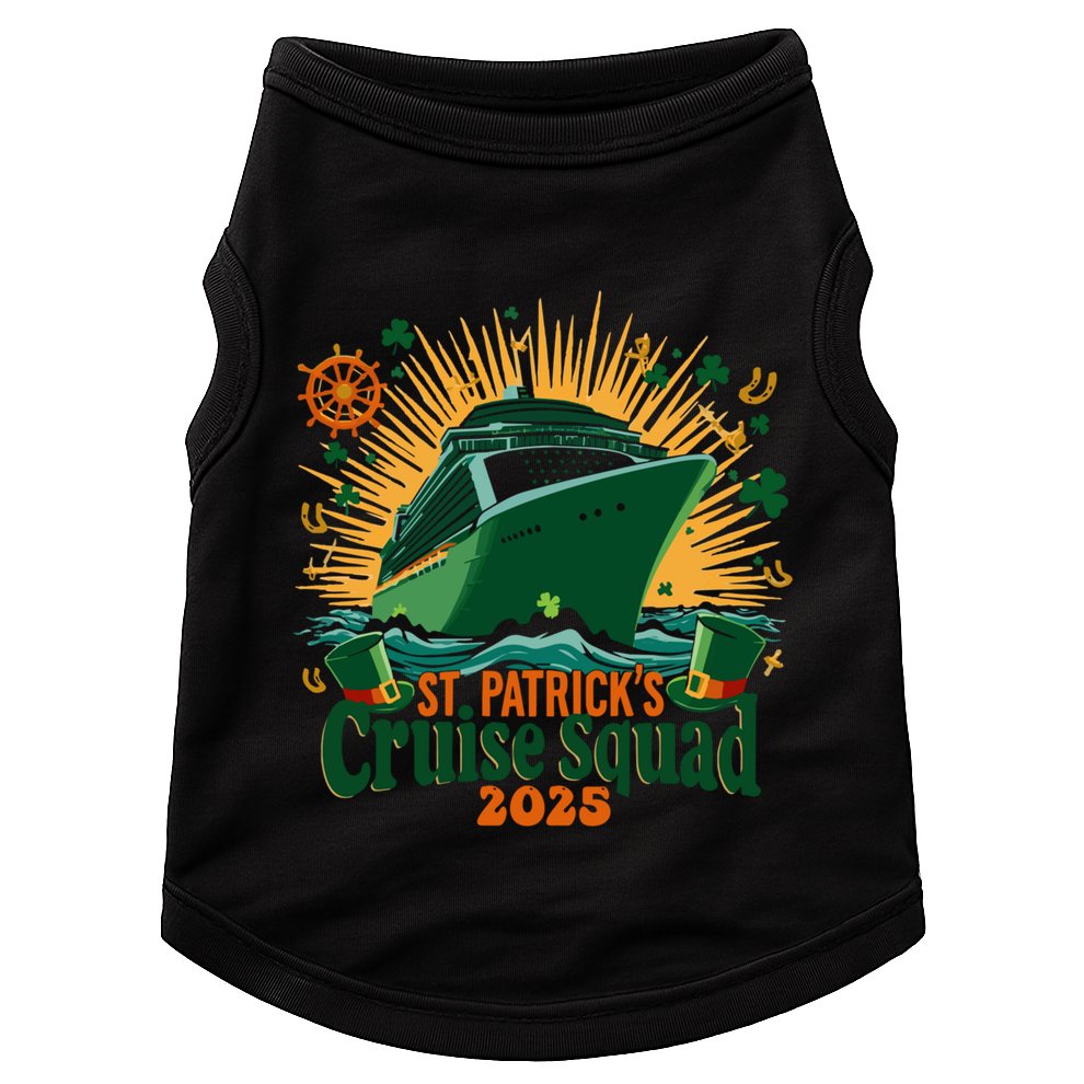 St PatrickS Day Cruise Squad 2025 Family Matching Cute Gift Doggie Tank