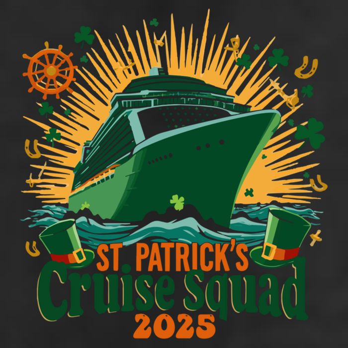 St PatrickS Day Cruise Squad 2025 Family Matching Cute Gift Adult Drive Performance Visor
