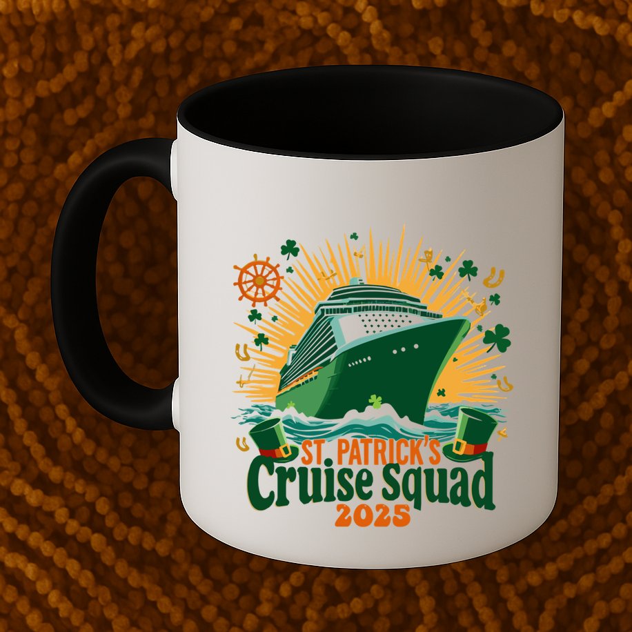 St PatrickS Day Cruise Squad 2025 Family Matching Cute Gift Mug