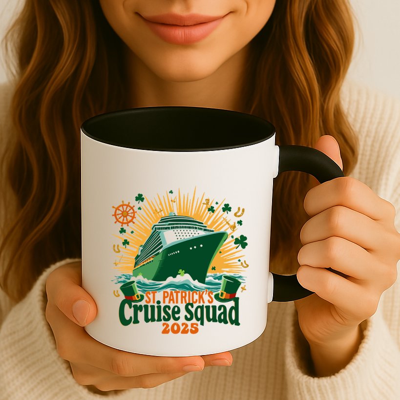 St PatrickS Day Cruise Squad 2025 Family Matching Cute Gift Mug