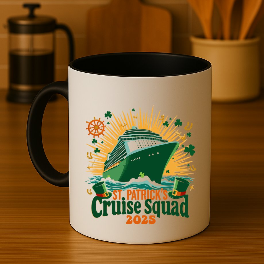 St PatrickS Day Cruise Squad 2025 Family Matching Cute Gift Mug