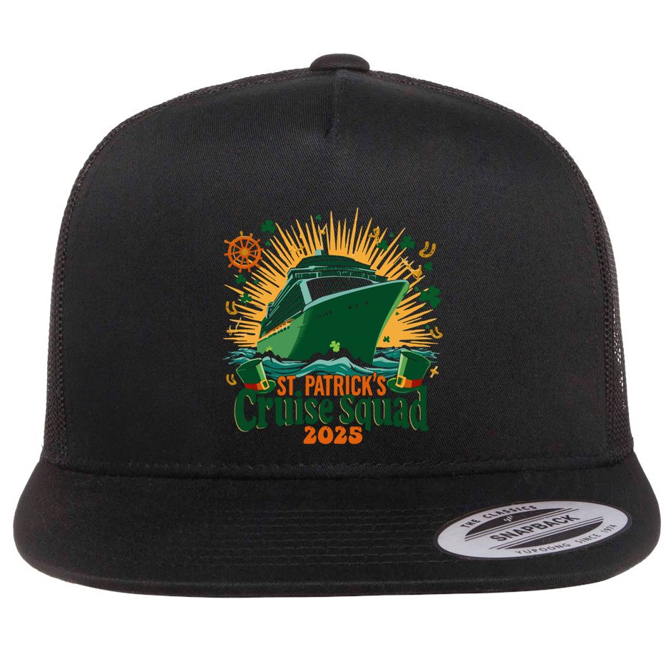 St PatrickS Day Cruise Squad 2025 Family Matching Cute Gift Flat Bill Trucker Hat