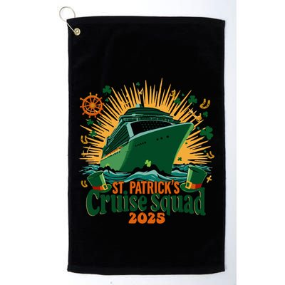 St PatrickS Day Cruise Squad 2025 Family Matching Cute Gift Golf Towel