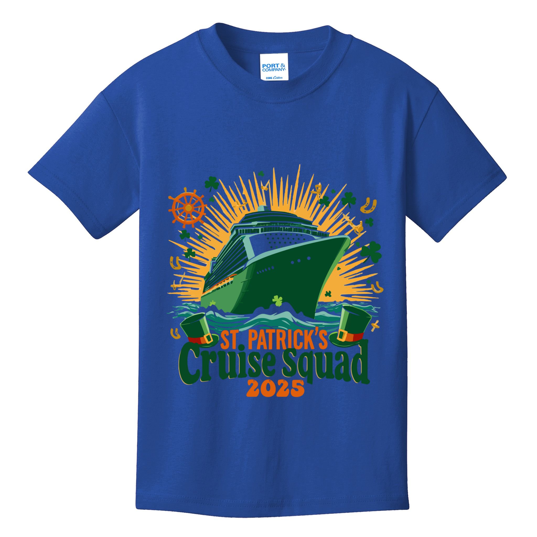 St PatrickS Day Cruise Squad 2025 Family Matching Cute Gift Kids T-Shirt