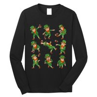 St Patricks Day Leprechaun Football Player Funny Boys Kid.s Long Sleeve Shirt