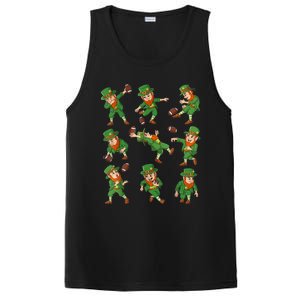 St Patricks Day Leprechaun Football Player Funny Boys Kid.s PosiCharge Competitor Tank