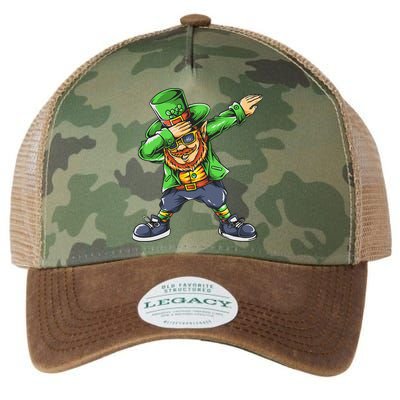 St Patricks Day Dabbing Leprechaun Dab Legacy Tie Dye Trucker Hat