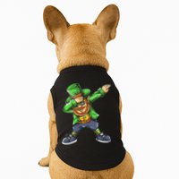 St Patricks Day Dabbing Leprechaun Dab Doggie Tank