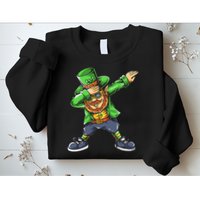 St Patricks Day Dabbing Leprechaun Dab Sweatshirt