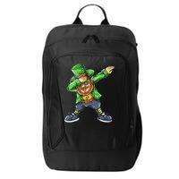 St Patricks Day Dabbing Leprechaun Dab City Backpack