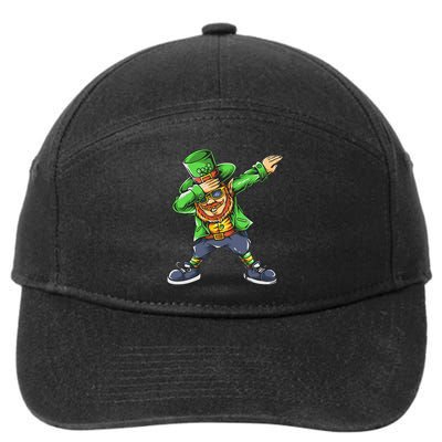 St Patricks Day Dabbing Leprechaun Dab 7-Panel Snapback Hat