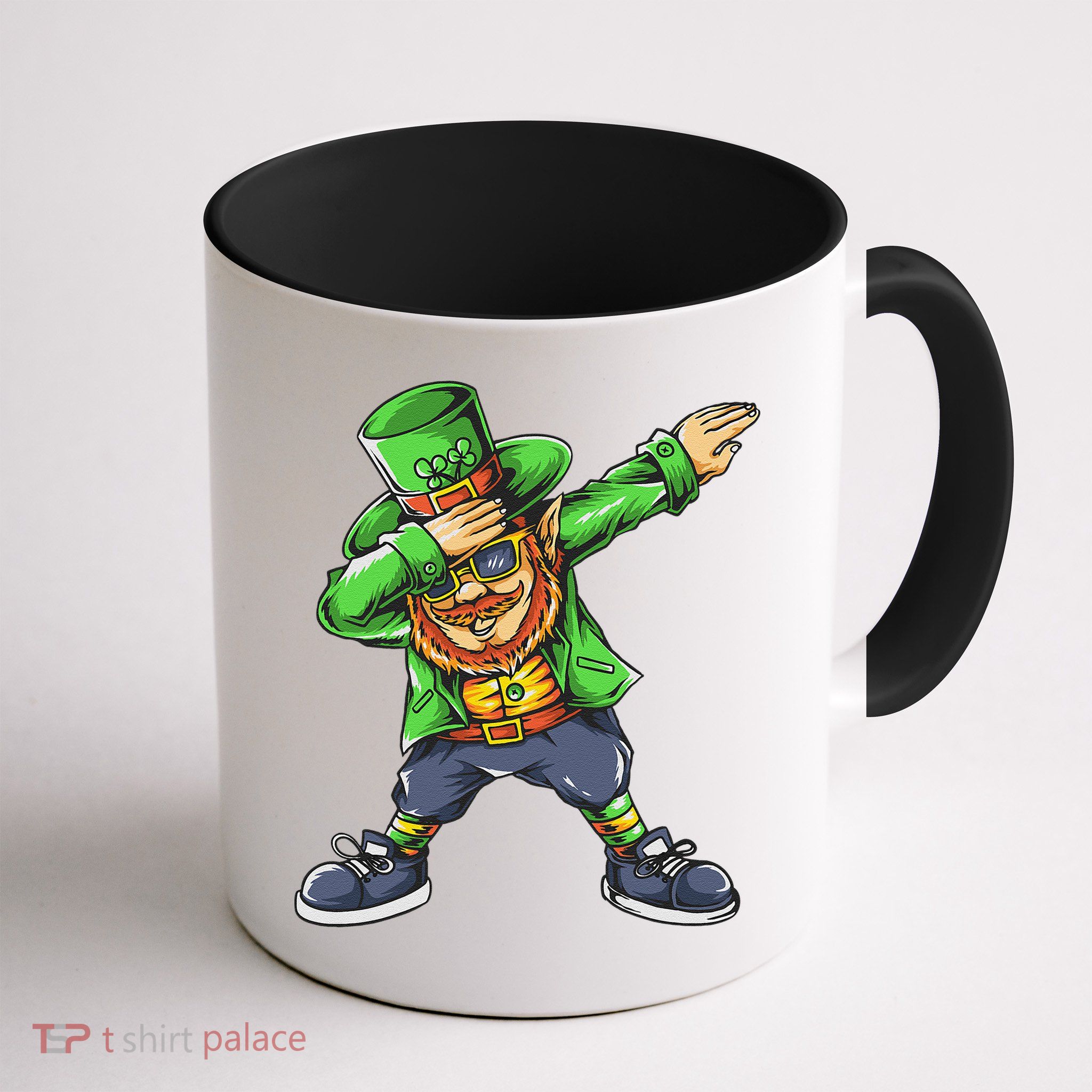 St Patricks Day Dabbing Leprechaun Dab Mug