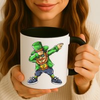 St Patricks Day Dabbing Leprechaun Dab Mug