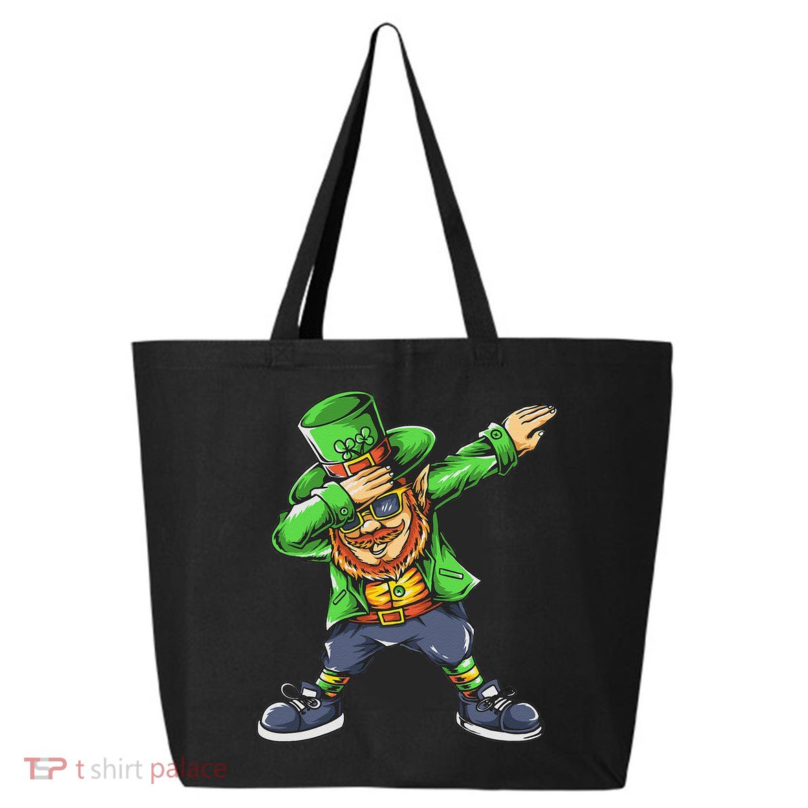 St Patricks Day Dabbing Leprechaun Dab 25L Jumbo Tote