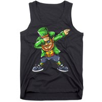 St Patricks Day Dabbing Leprechaun Dab Tank Top