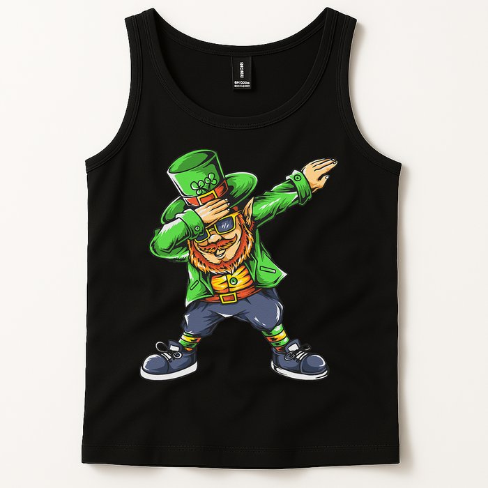 St Patricks Day Dabbing Leprechaun Dab Tank Top