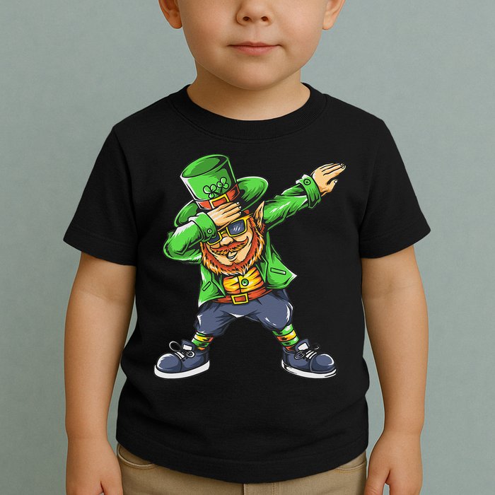 St Patricks Day Dabbing Leprechaun Dab Toddler T-Shirt