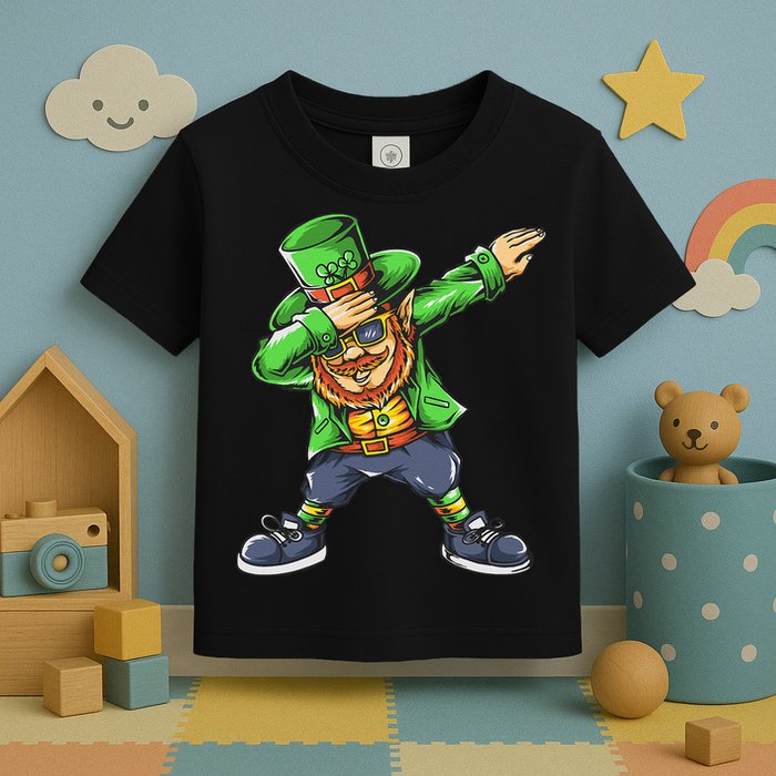 St Patricks Day Dabbing Leprechaun Dab Toddler T-Shirt