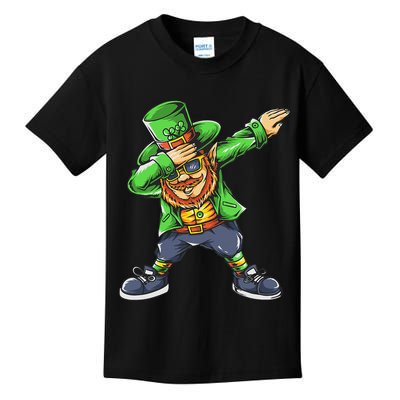 St Patricks Day Dabbing Leprechaun Dab Kids T-Shirt