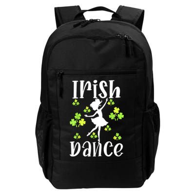 St Patricks Day Girl Dancing Dancer Irish Dance Gift Daily Commute Backpack