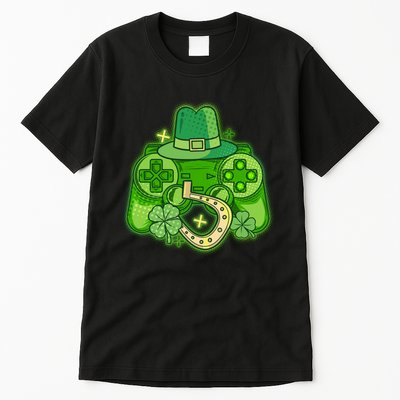 St Patricks Day Lucky Video Game Controller Tall T-Shirt
