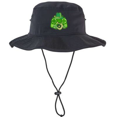 St Patricks Day Lucky Video Game Controller Bucket Hat