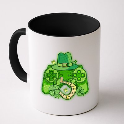St Patricks Day Lucky Video Game Controller Mug
