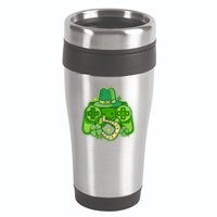 St Patricks Day Lucky Video Game Controller 16oz Travel Tumbler